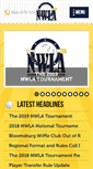 Mobile Screenshot of nwlatournament.com